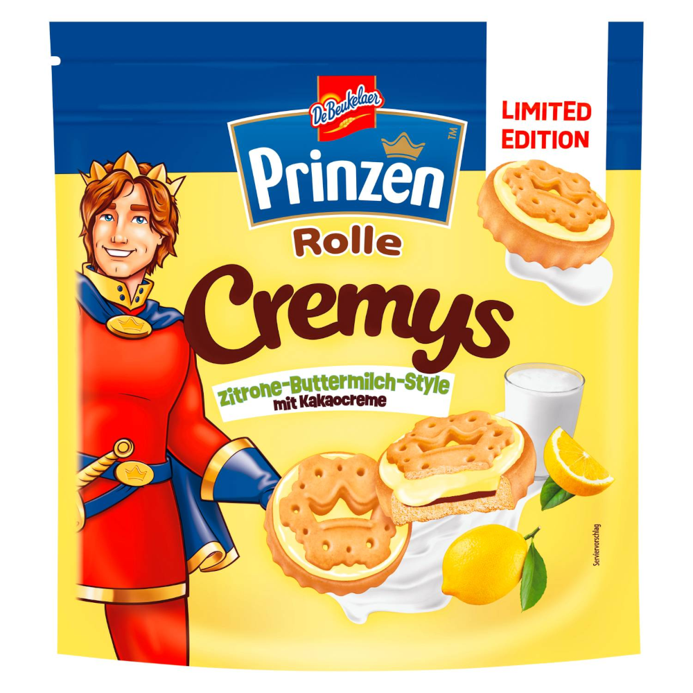 DeBeukelaer Prinzen Rolle Cremys Zitrone-Buttermilch 172g / 6.06oz