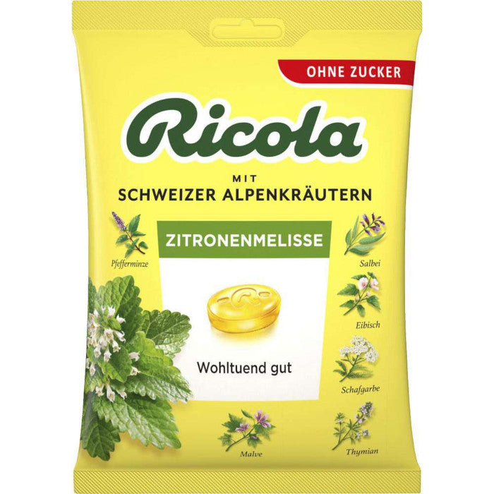 Ricola Zitronenmelisse Kräuterbonbons ohne Zucker 75g / 2.64oz