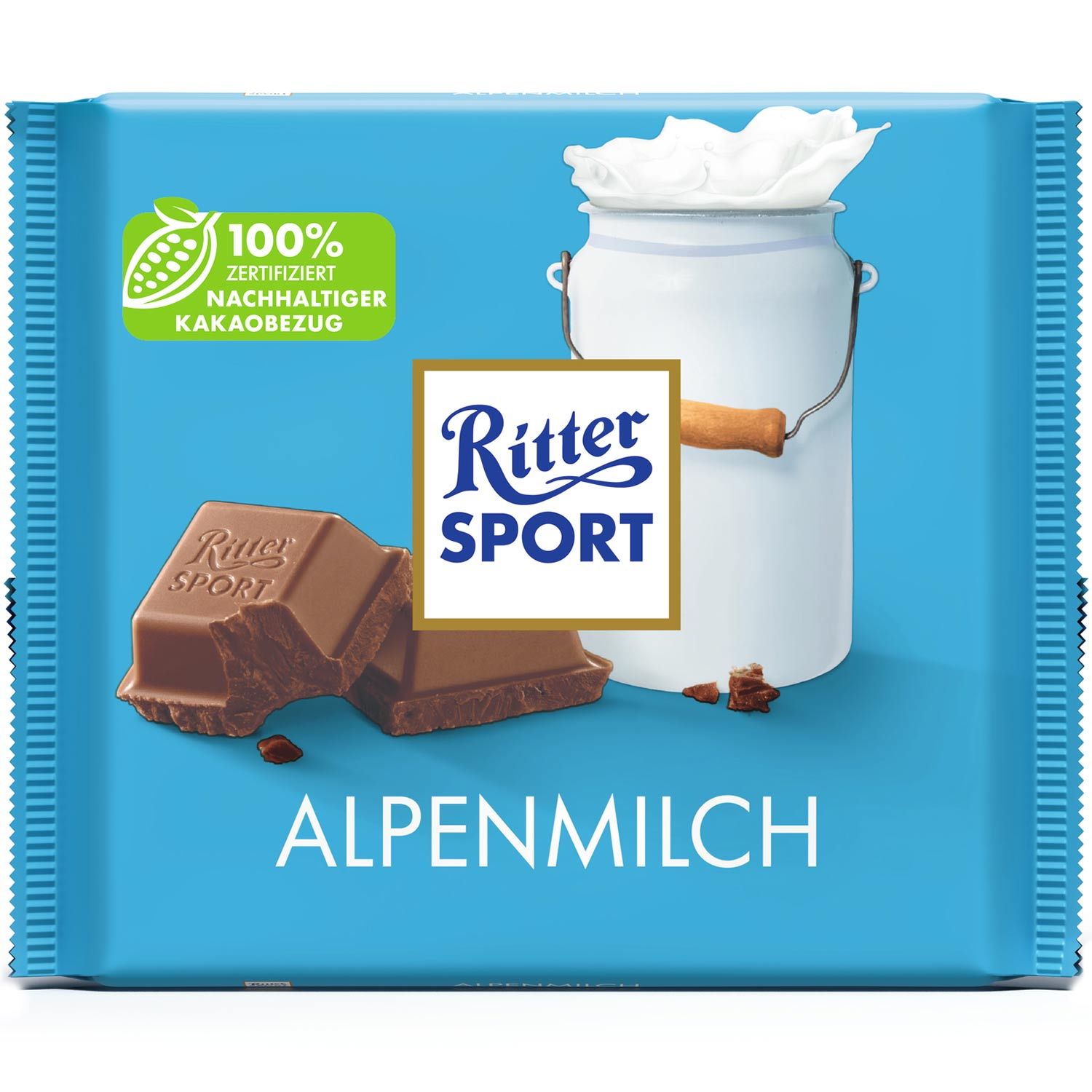 Ritter Sport Schokolade Alpenmilch 250g