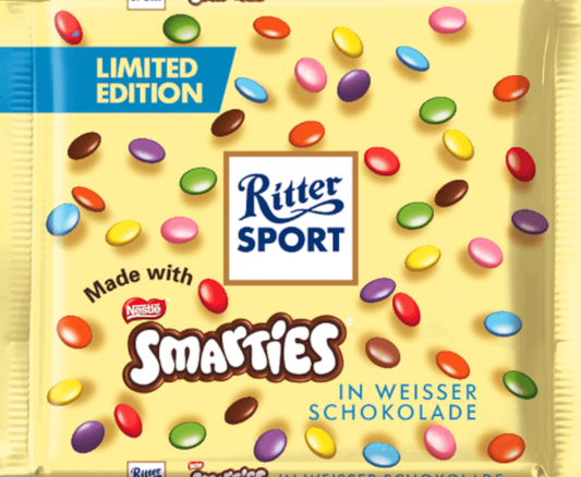 Ritter Sport Smarties in White Chocolate Limited Editon 100g