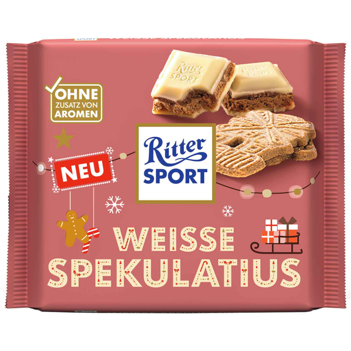 Ritter Sport Chocolate White Speculoos Limited Edition 100g