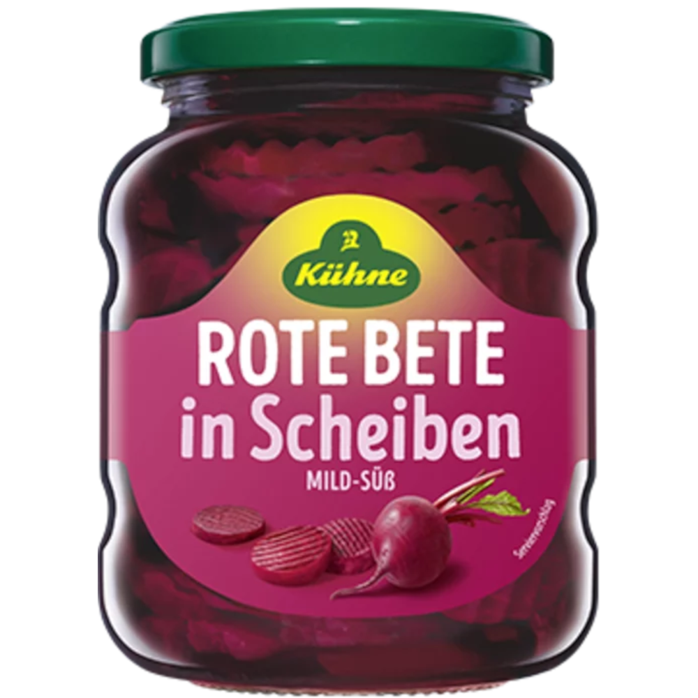 Kühne Beetroot Slices Mild-Sweet 370ml / 12.51fl.oz.