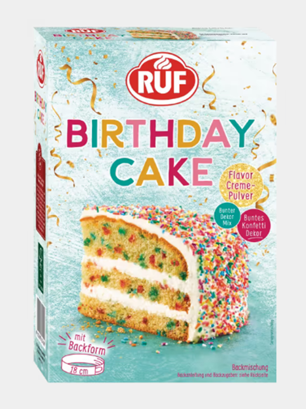 RUF Birthday Cake baking mix 425g / 14.99oz