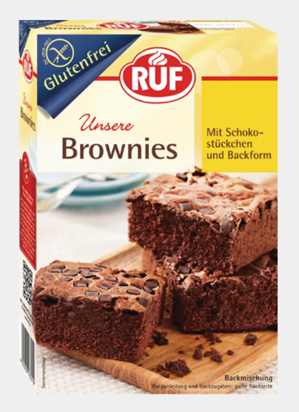 Mezcla para hornear sin gluten RUF Brownies 420g / 14.81oz