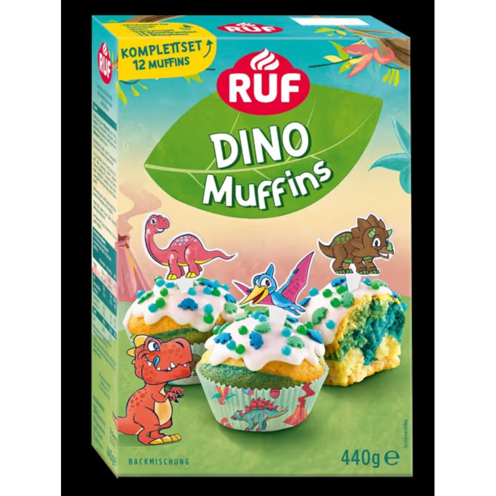 Mezcla para hornear RUF Dino Muffins 440 g / 15,52 oz