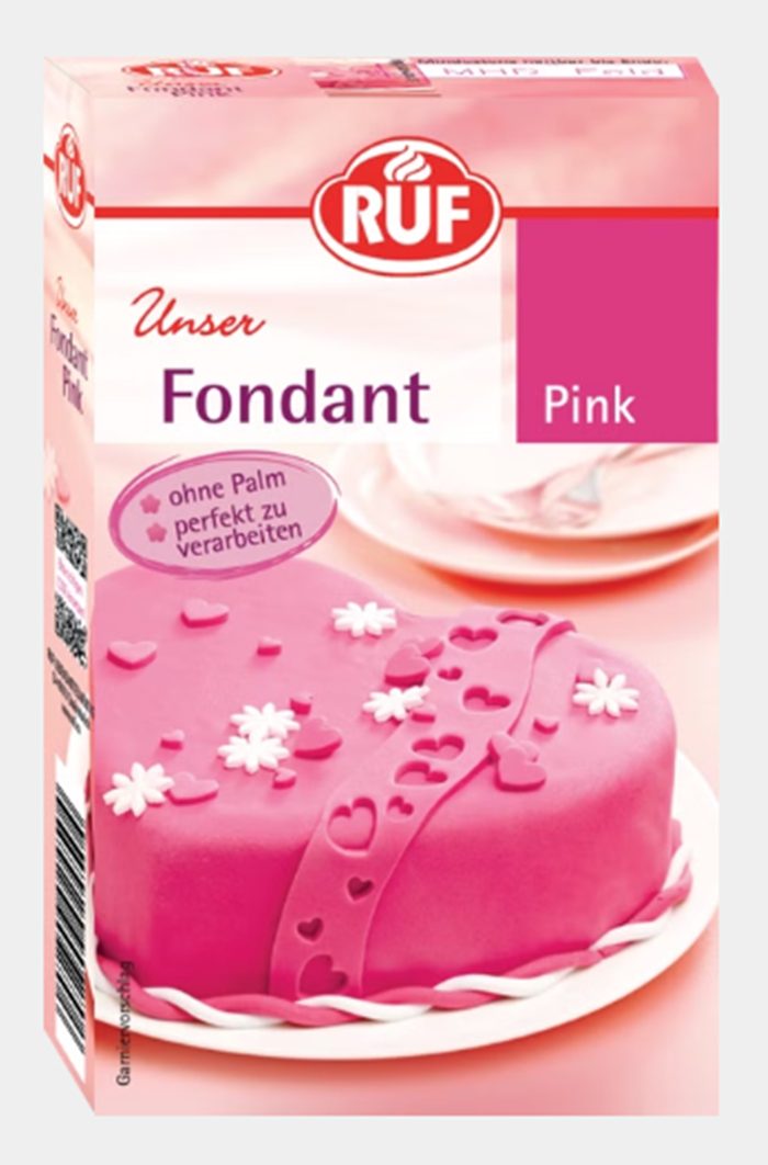 RUF Fondant Rosa 250g / 8.81oz