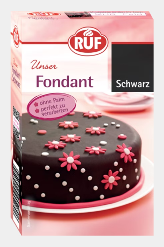 RUF Fondant Black 250g / 8.81oz