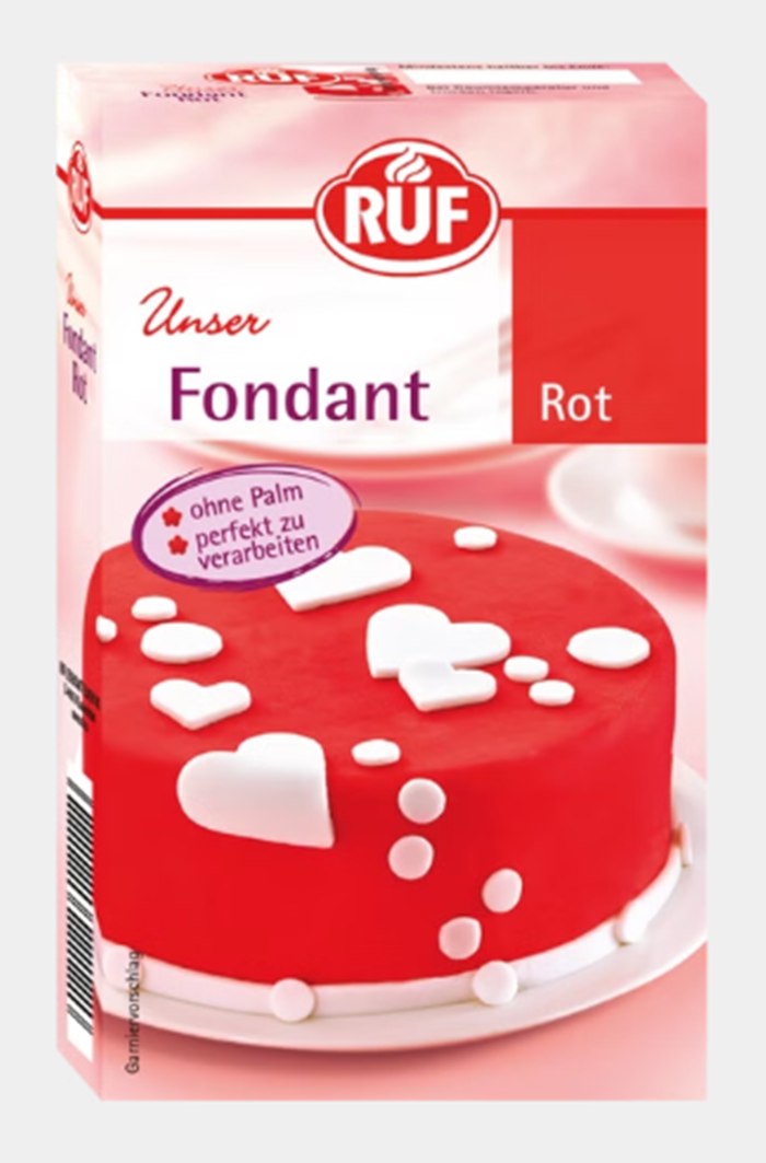 RUF Fondant Rot 250g / 8.81oz