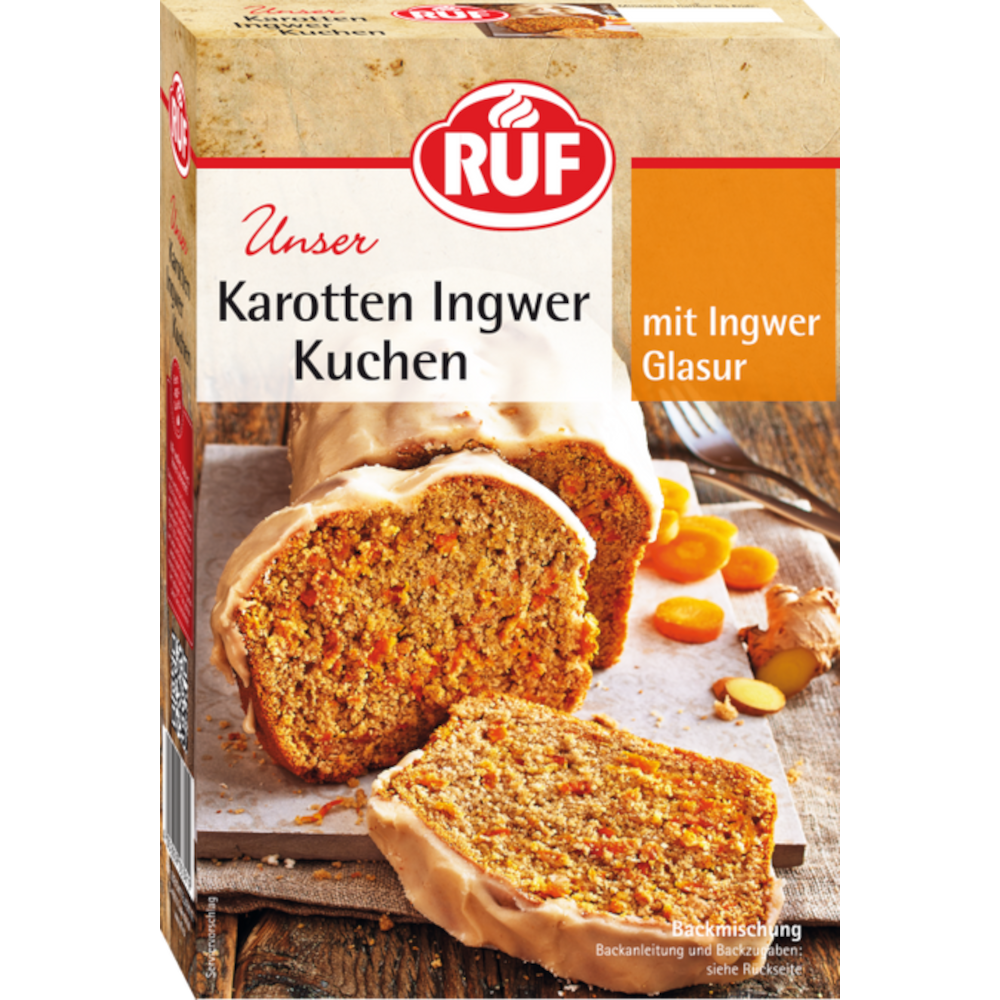 RUF Karotten-Ingwer Kuchen Backmischung 510g / 17.99oz