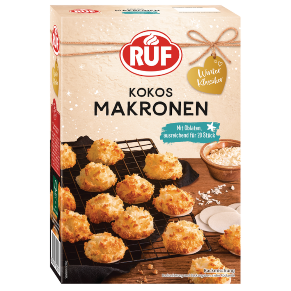 RUF Miscela di cottura per amaretti al cocco 385g / 13,58oz