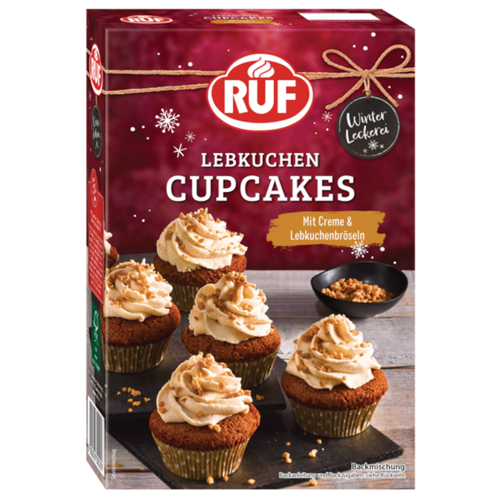 RUF Lebkuchen Cupcakes Backmischung 350g / 12.34oz