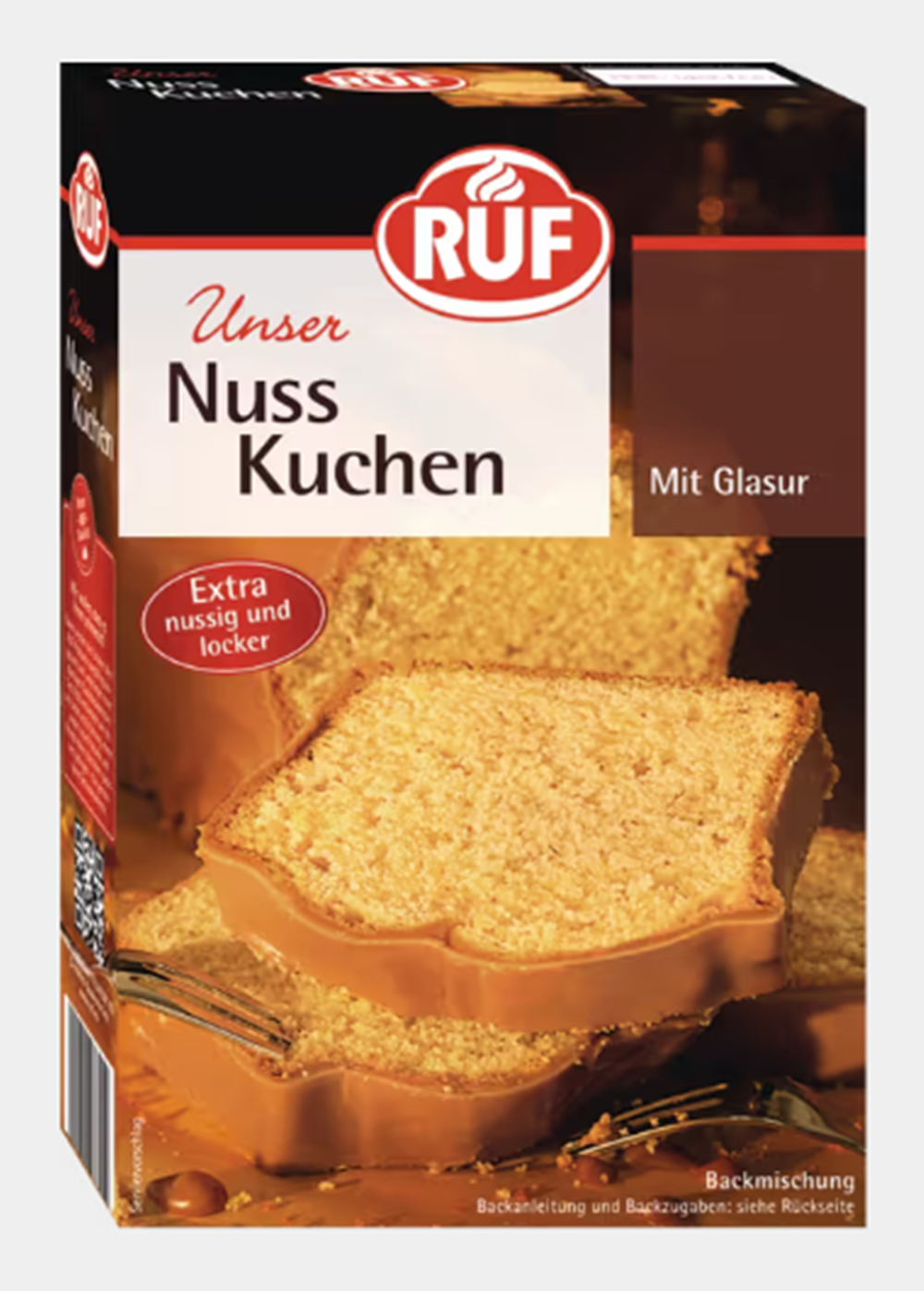 RUF notencake mix met glazuur 520g / 18.34oz