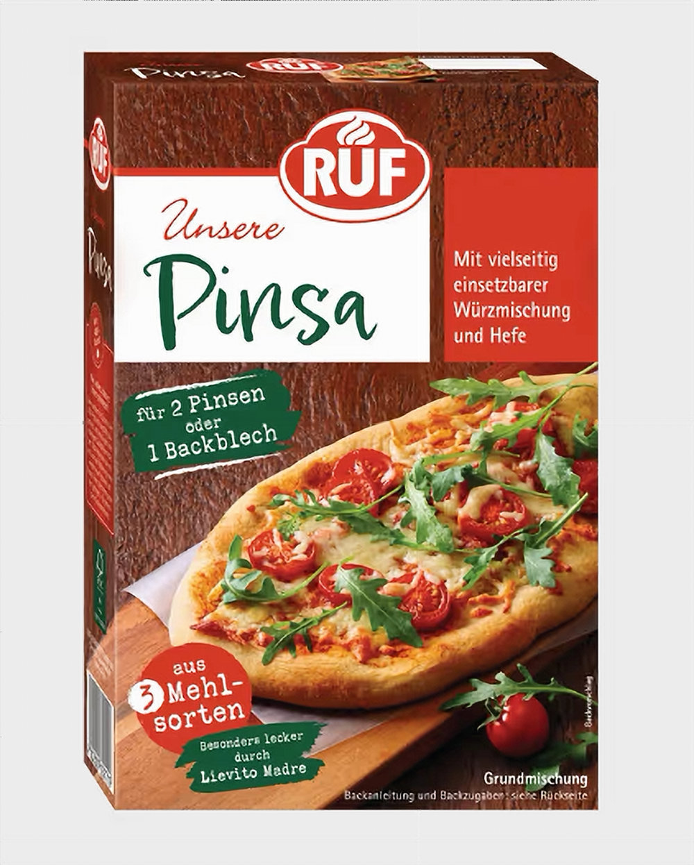 RUF Pinsa Backmischung mit Würzmischung und Hefe 422g / 14.88oz