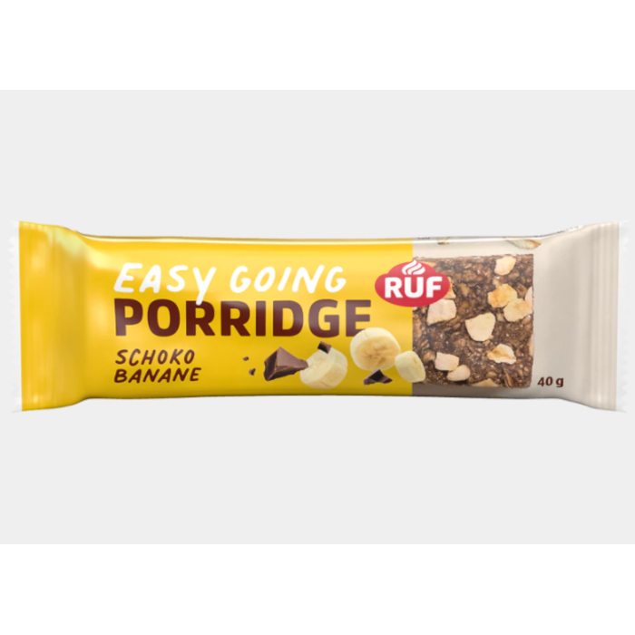 RUF Porridge Riegel Schokolade Banane 40g / 1.41oz