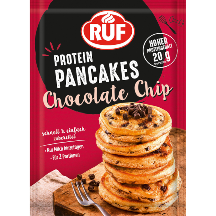 RUF Proteinpandekager med chokoladestykker 150 g / 5,29 oz