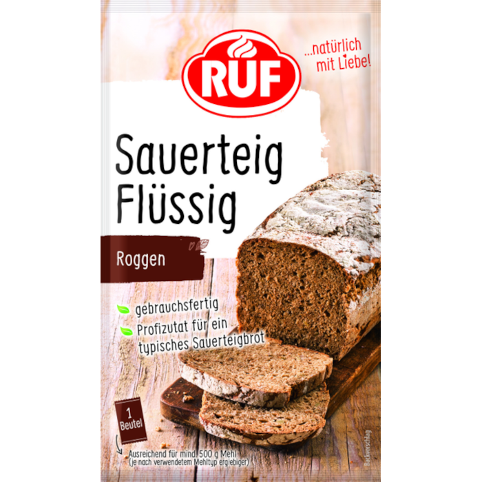 RUF Líquido de levedura de centeio para pão de levedura 70g / 2.46oz