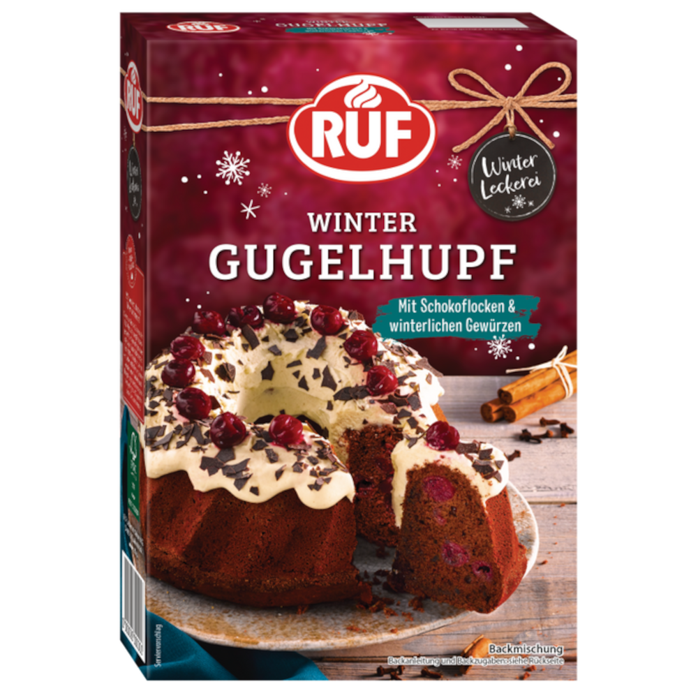 Mezcla para hornear RUF Winter Gugelhupf 452 g / 15,94 oz