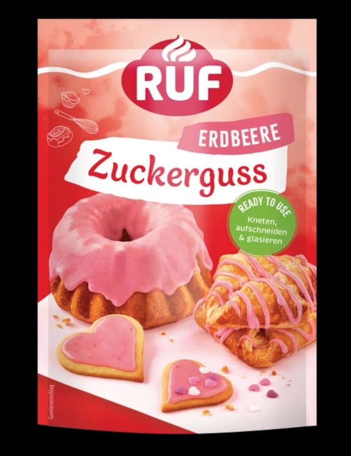 RUF Zuckerguss Erdbeere 150g / 5.29oz