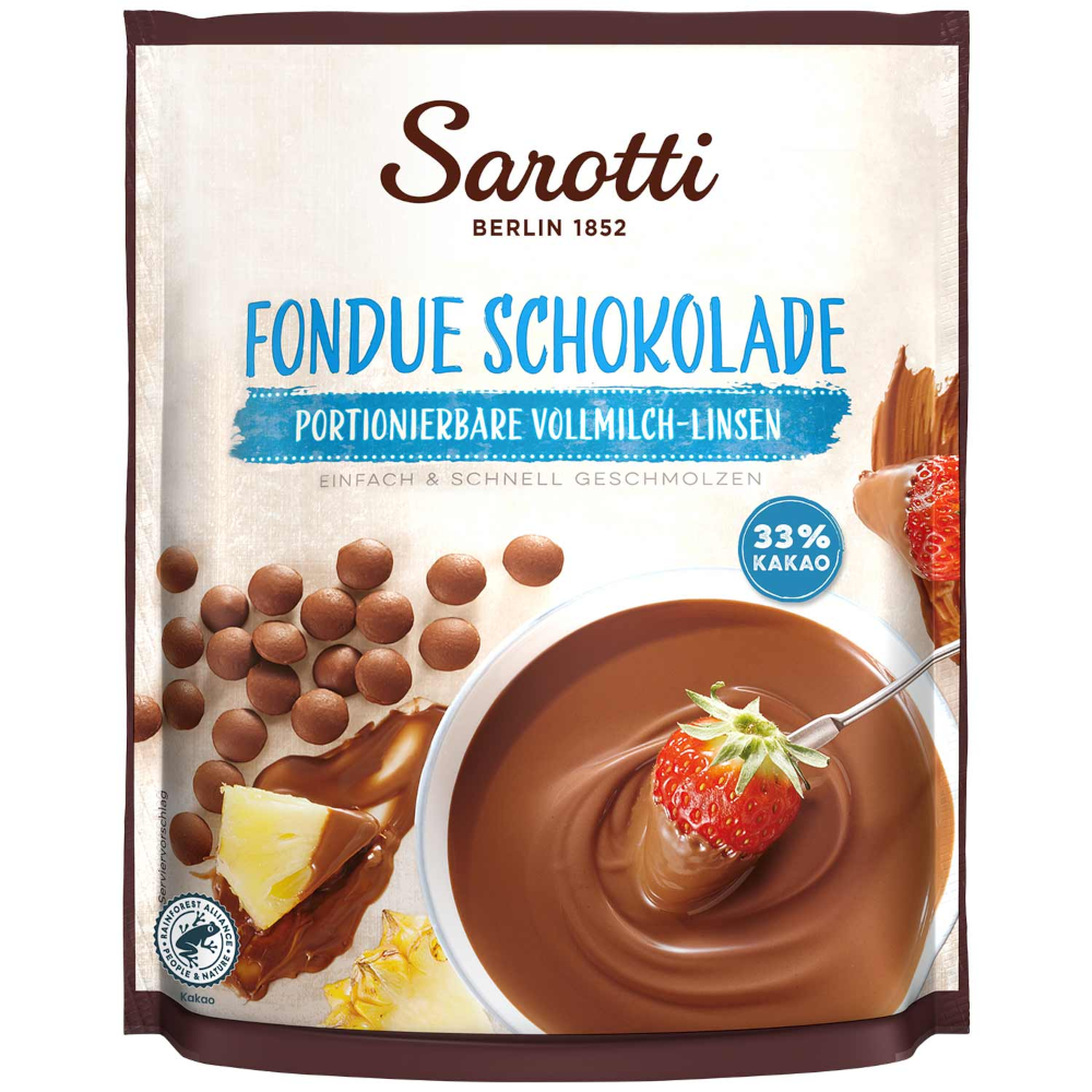 Sarotti Fondue au chocolat au lait 200g / 7.05oz