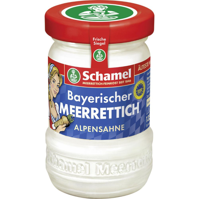 Schamel Bayrischer Alpensahne Meerrettich 135g / 4.76oz