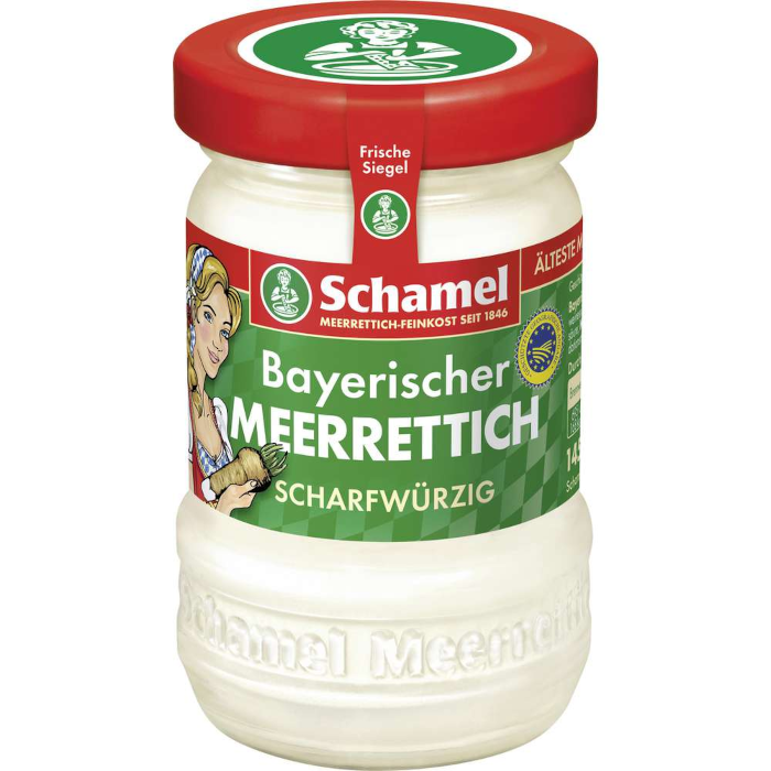Schamel Bayrischer Meerrettich Scharfwürzig 145g / 5.11oz