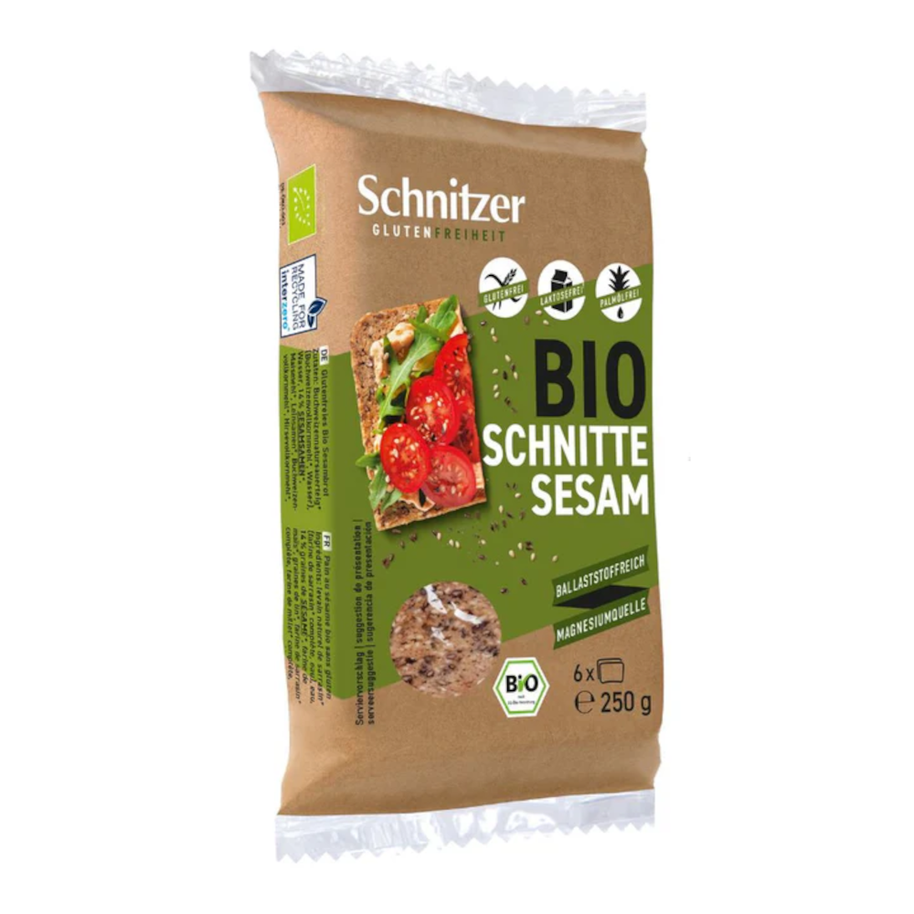 Schnitzer Bio Gesneden Sesam Glutenvrij 250g / 8.81oz