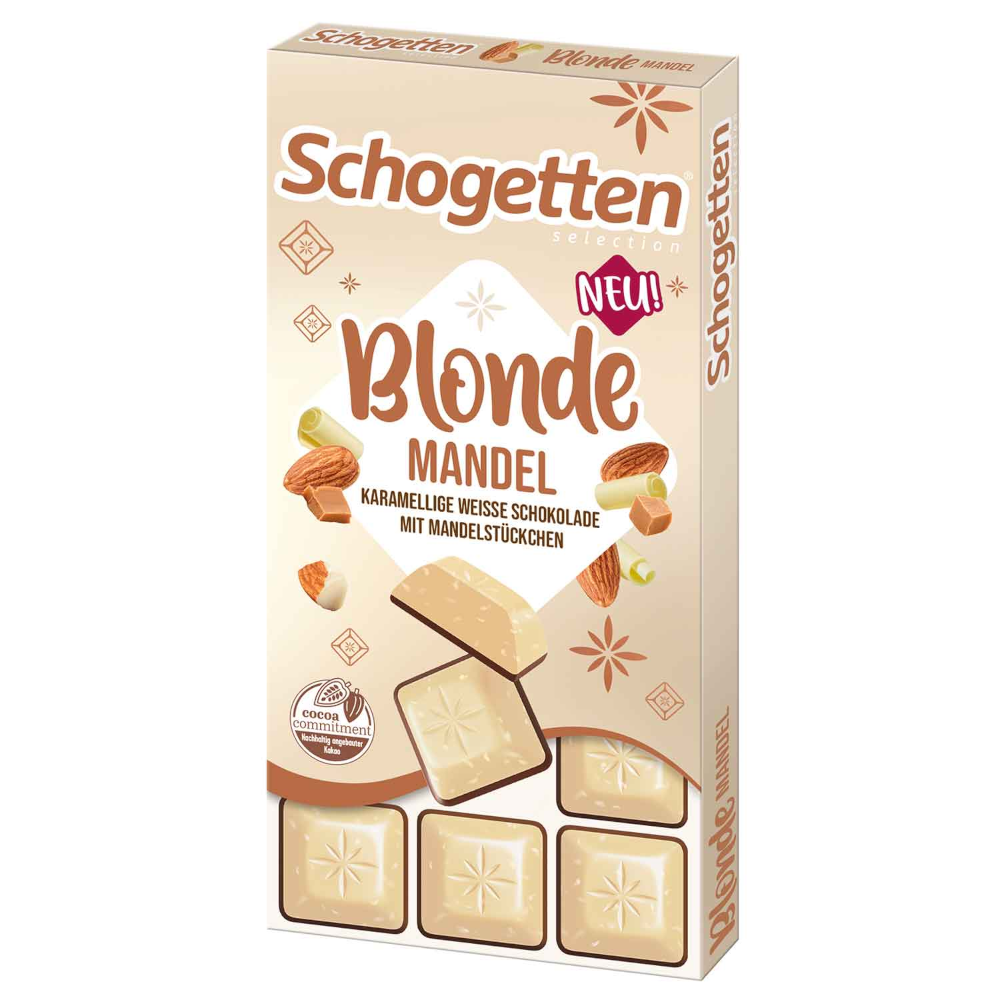 Trumpf Schogetten Blonde Almond Schokolade 100g