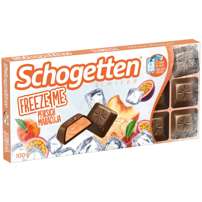 Schogetten Freeze Me Melocotón Maracuyá Edición Limitada de Verano 100g