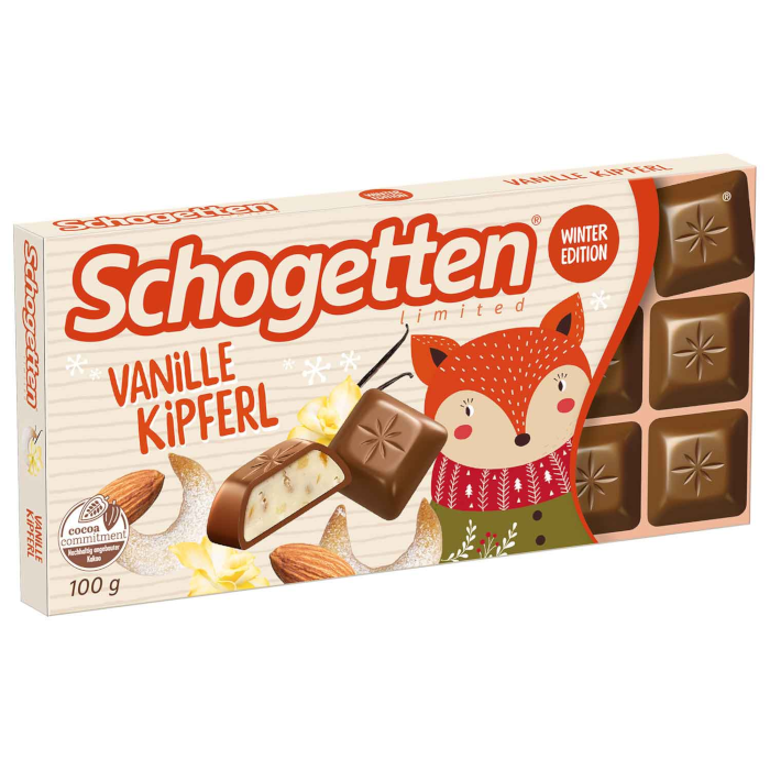 Schogetten Vanilla Kipferl Limited Winter Edition 100g