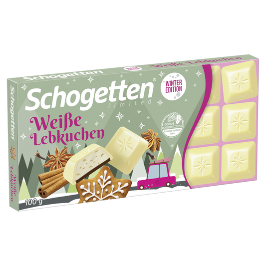 Schogetten Limited Winter Edition White Gingerbread Chocolate 100g