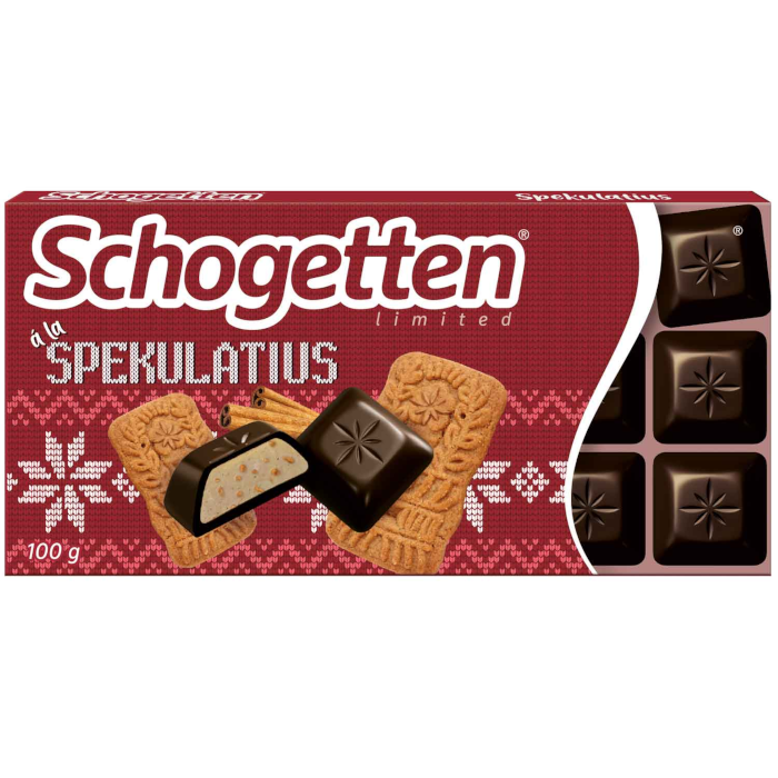 Schogetten à la Spekulatius Édition Limitée Hiver Chocolat 100g