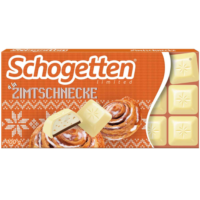 Schogetten à la Zimtschnecke Édition Limitée Hiver Chocolat 100g