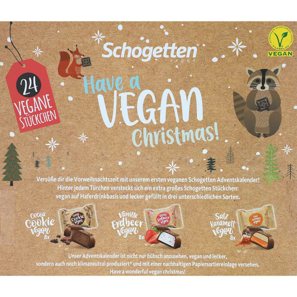 Schogetten Vegan Adventskalender 216g / 7.61oz