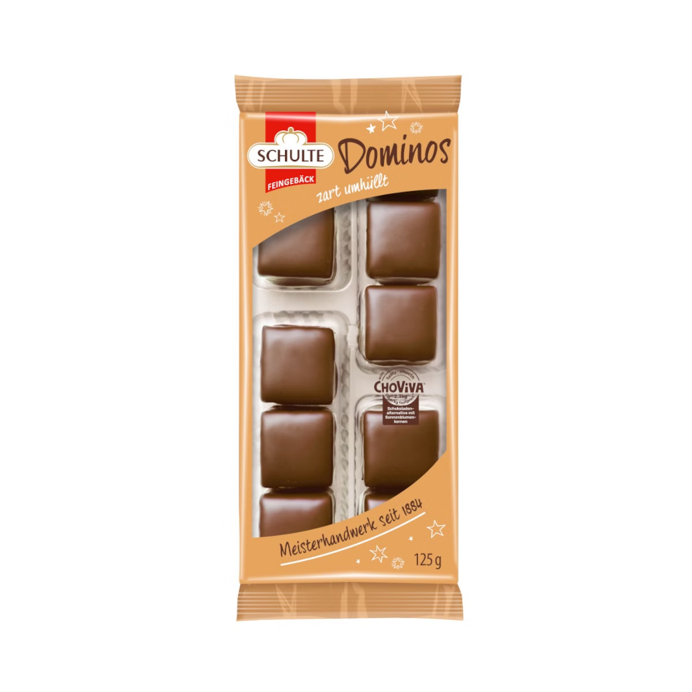 Schulte Dominosteine ​​ChoViva Hell 125g / 4.4oz