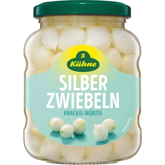 Kühne Silberzwiebeln Knackig-Würzig 370ml / 12.51fl.oz.
