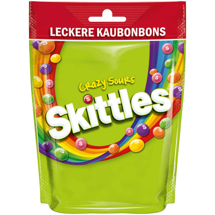 Skittles Crazy Sours Kaubonbons 160g / 5.64oz