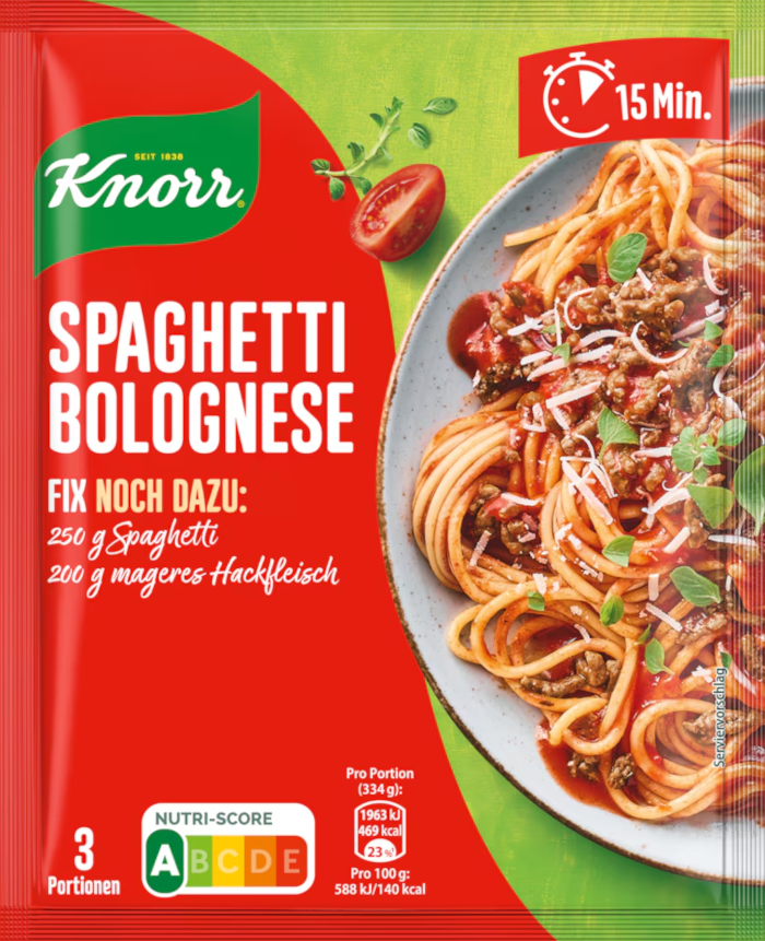 Knorr Fix for Spaghetti Bolognese 38g / 1.34oz
