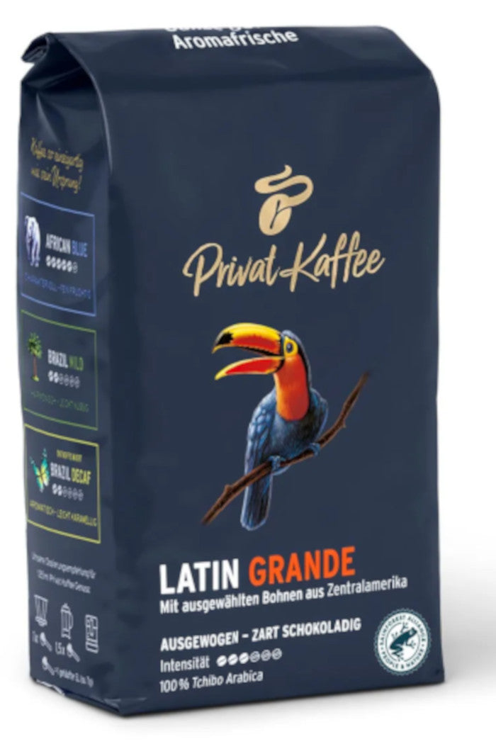 Tchibo Privat Kaffee Latin Grande ganze Bohnen 500g