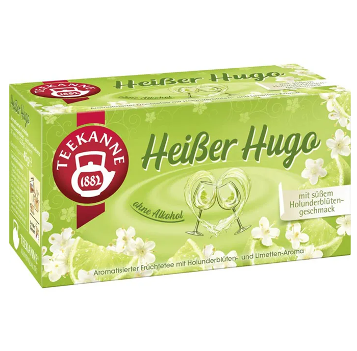 Teekanne Hot Hugo Fruit Tea 20 Double Chamber Bags