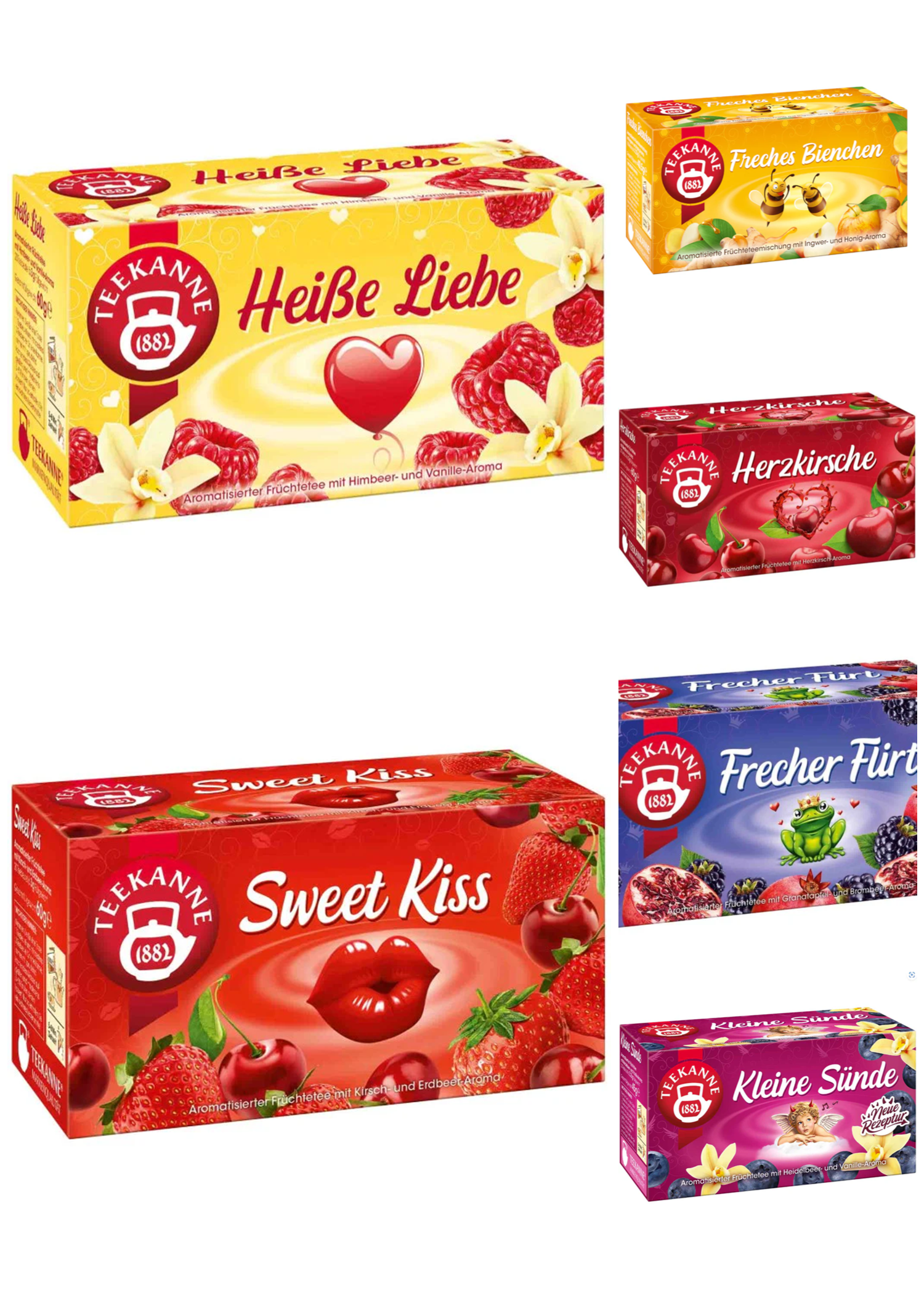 Teekanne Valentine's Bundle 6 varieties with 15% discount