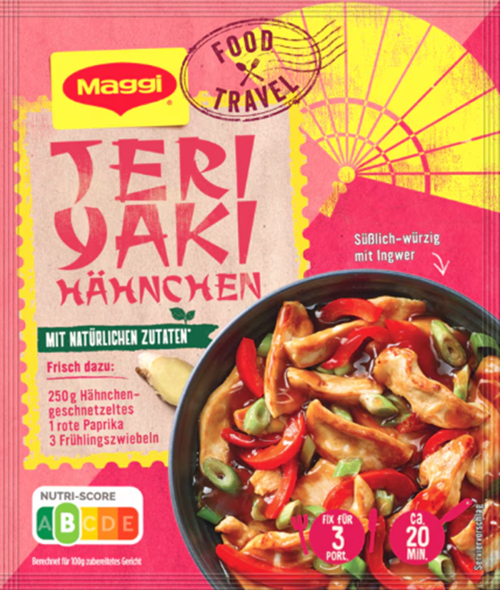 Maggi Fix Food Travel für Teriyaki Hähnchen 43g / 1.51oz