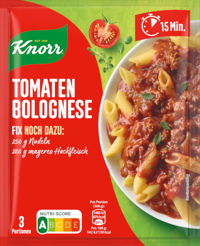 Knorr Fix für Tomaten-Bolognese 46g / 1.62oz