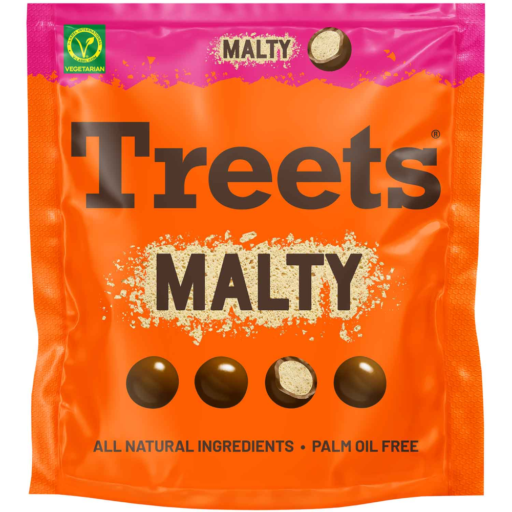 Treets Malty chocolate balls with crispy malt core 212g / 7.47oz