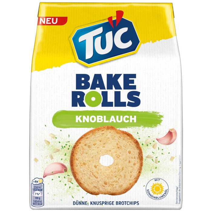 Tuc Bake Rolls Knoblauch Brot-Chips 150g / 5.29oz