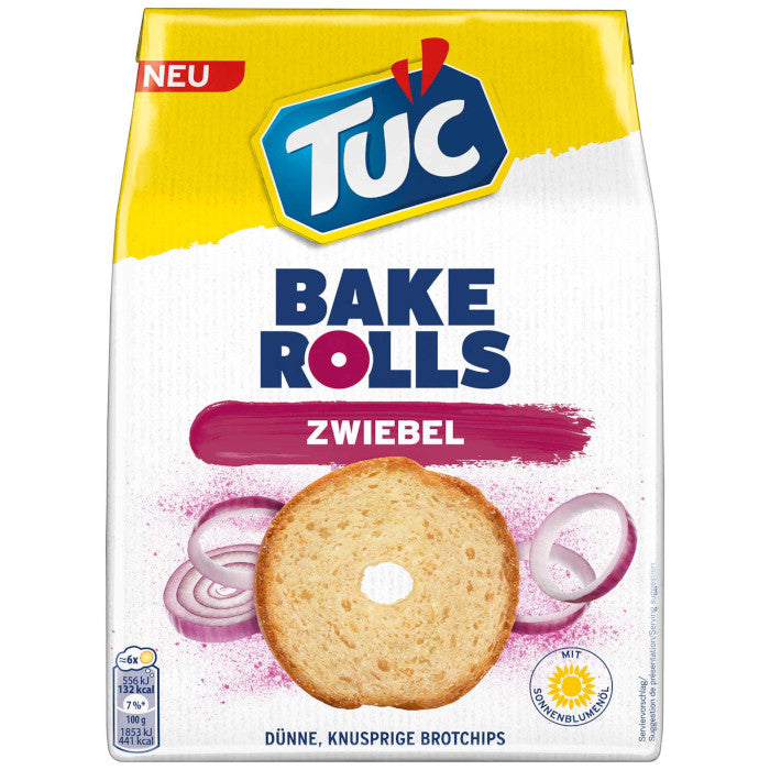 Tuc Bake Rolls Zwiebel Brot-Chips 150g / 5.29oz