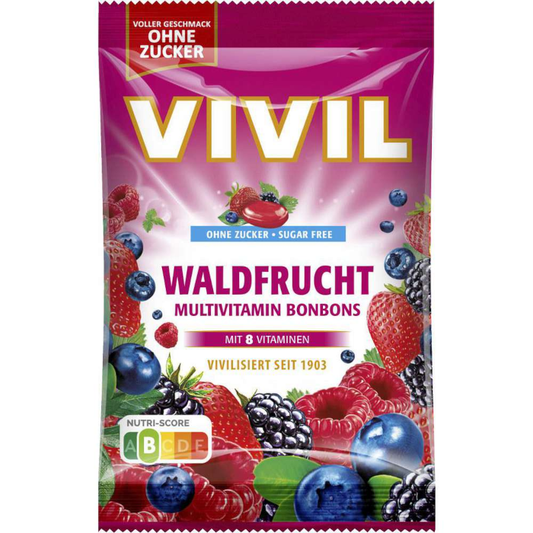 VIVIL Forest Fruit Multivitamin Sugar Free Candy 120g / 4.23oz