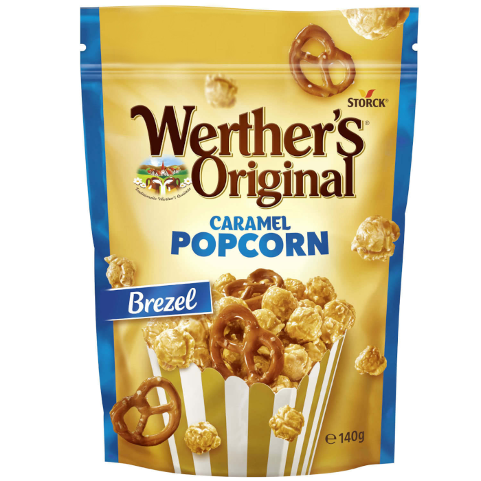 Storck Werther's Original Caramel Popcorn Brezel 140g / 4.93 oz
