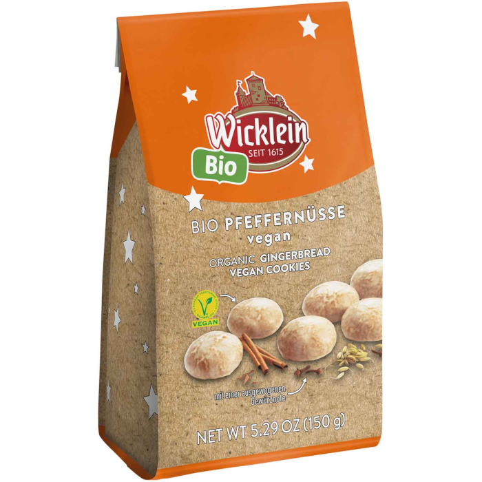 Wicklein Biologische Pepernoten Vegan 150g / 5.29oz