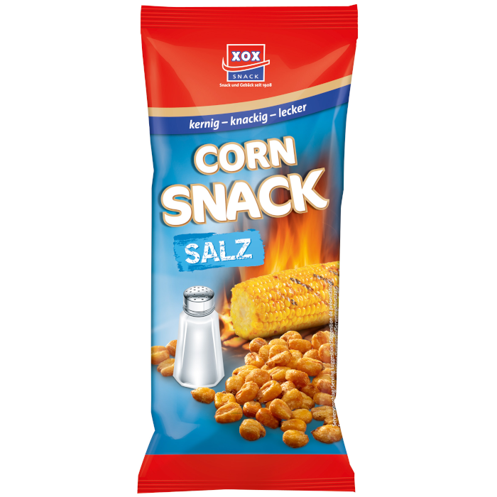 XOX Corn Snack Salz vegan 140g / 4.93oz