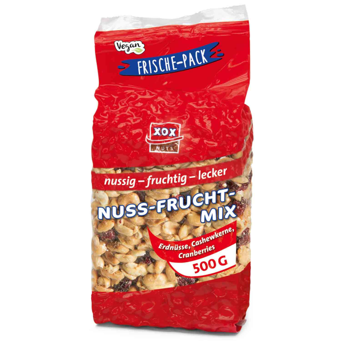 XOX Nuss-Frucht Mix 500g / 17.63oz